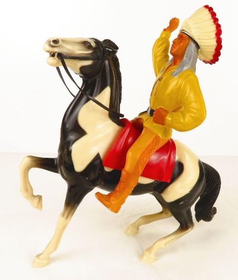 1950's Hartland Plastics Western Indian Cochise Toy Figure.