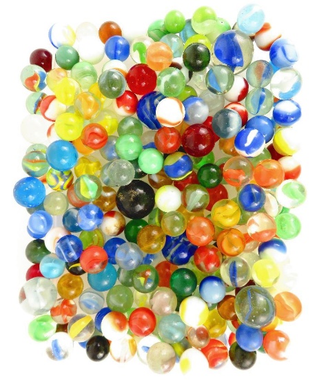 Lot of over (200)+ assorted Vintage Marbles.