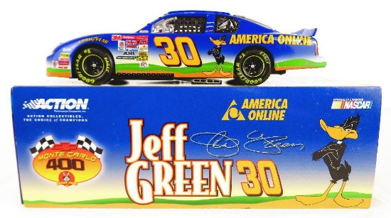 Jeff Green #30 1/24 Scale AOL Looney Toons Stock Car Action Racing in original box.