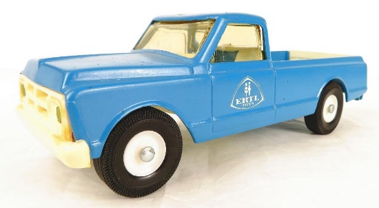 Vintage Blue ERTL Toys Blue GMC Pick-Up Truck approx 8".