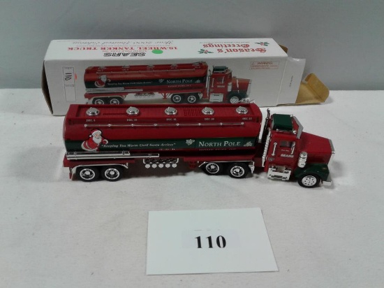 TOY SEMI TANKER SEARS TRACTOR NORTH POLE HOME FUEL OIL TRACTOR TRAILER COMBO