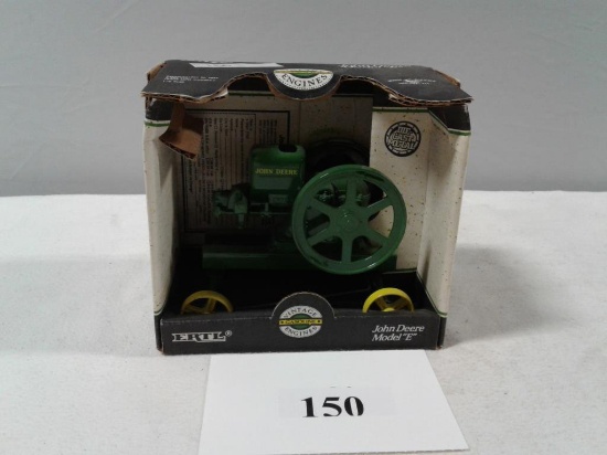 TOY STATIONARY ENGINE JD MODEL E WITH CART ERTL