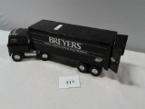 COE TRACTOR TRAILER COMBINATION BY ERTL BREYERS ALL NATURAL