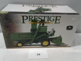 TOY COMBINE ERTL JD 45 WITH #10 CORNHEAD PRESTIGE COLLECTION