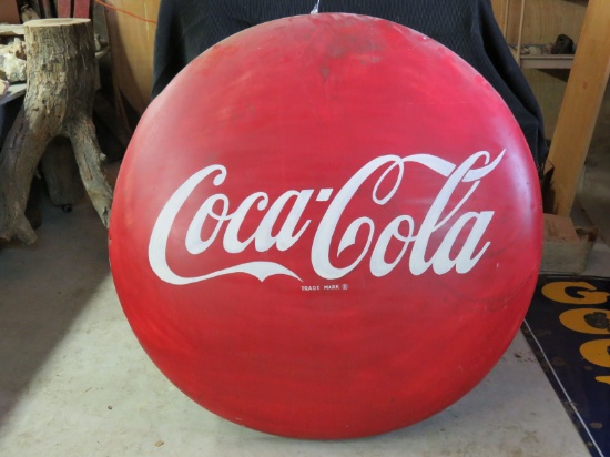 Painted Coca Cola Button