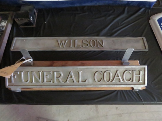 Funeral-Hearse signs