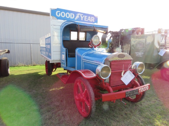 Rare 1925 Mack Model AB 2 Ton Truck with Goodyear Advertising