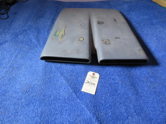 1972 Dodge Dart Dual Snorkel Hood Scoop Original Parts Number 3573698