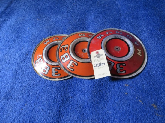 3 MOPAR 383 Air Cleaner Emblems