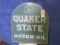 Quaker State DS Painted Tin Sign
