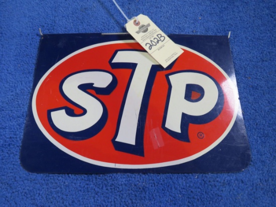 STP Painted Tin DS Painted Sign- Race Car Stopper?