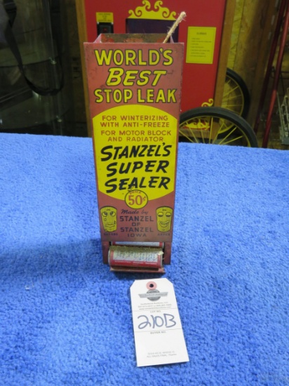 Stop Seal Stanzel Display Painted Tin