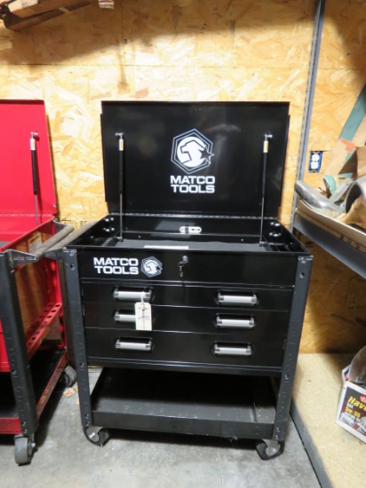 Matco NEW Tool Box. Top Compartment with locking Drawer
