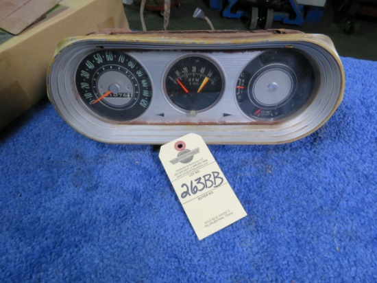 1965 Chervrolet NOVA manual Gauge and Tach Cluster-1 year only