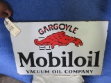 Mobil Oil Gargoyle DS Porcelain Wall Flange