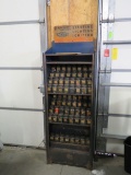 Ford Parts Cabinet with Parts Jars