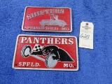 Shifters Springfield, MO Vintage Vehicle Club Plate- Pot Metal