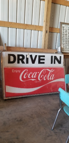DS plastic large Coca Cola sign