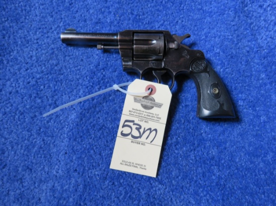 Colt Army Special .32 WCF Handgun