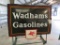 Wadhams Gasoline Porcelain Sign