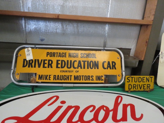 Driver's Education board for Top of Car
