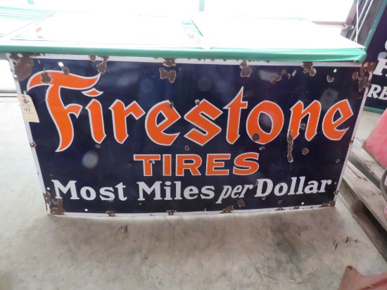 Firestone Tires Porcelain Sign