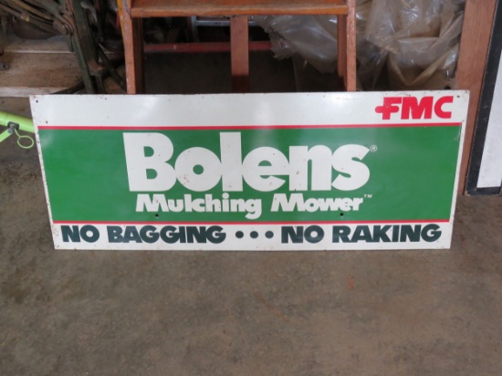 Bolens FMC Painted Tin Sign