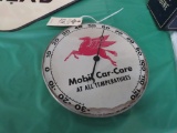 Mobil Car Car Thermometer Painted Tin