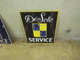 DeSoto Service Porcelain Sign