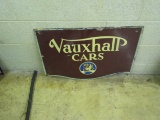 Vauxhaul Cars Porcelain Sign