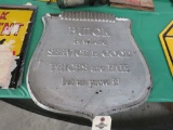 Buick Service Pressed Board Emblem Sign
