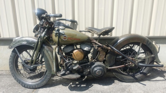 1947 Harley Davidson WL Motorcycle