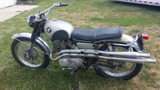 1967 Honda Scrambler CL77 305 Motorcycle