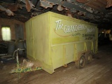 Vintage Carnival Race Track and Trailer