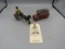 Avon Decanter and Vintage Horse drawn Toy
