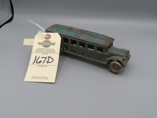 Vintage Cast Iron Bus @1926 Approx.. 10 inches
