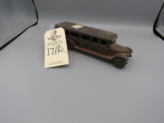 Friedag Manufacturing Company Cast Iron Bus @1920 Approx. 10 inches