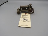 Arcade Dent Cast Iron Fordson Adams Roller -Tractor Approx. 4 inches