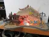 Circus Diorama with Vintage Cast Iron Toys