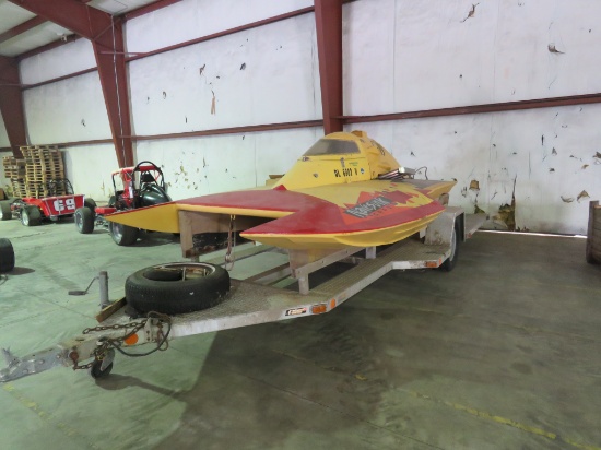 Race C raft Hydroplane Racing Boat