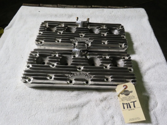 Pair of Aluminum Edelbrock Heads Flathead V8