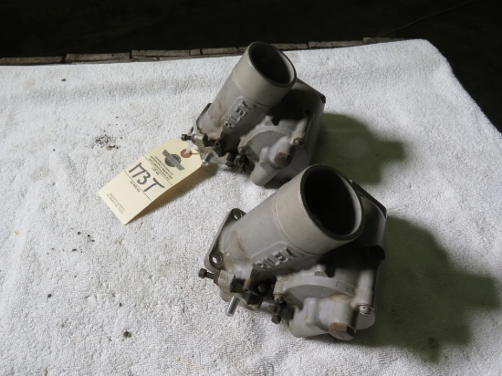 Rare Pair of Riley Carburetors