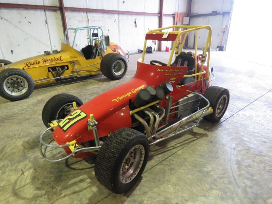 Vintage Pogo Midget Race Car