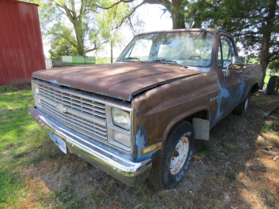 1984 Chevrolet Custom Deluxe 10 Pickup for Restore