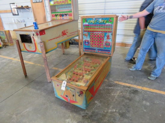 Spot-Lite Vintage Arcade-Pinball Machine by Bally