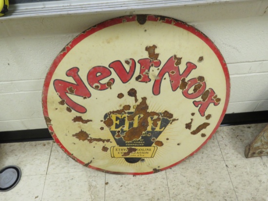 NevrNox Ethyl Porcelain Sign