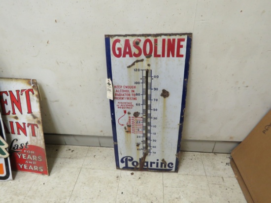 Polarine Gasoline Porcelain Thermometer