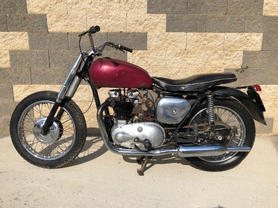 1955 Triumph T110 motorcycle