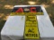 AC Spark Plugs Sign Group Painted tin