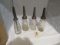 4 Glass Oil Bottles of Various Companies